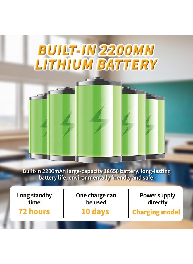 Professional Portable Voice Amplifier With 10-Day Battery Life, Ultra-Thin Design Speaker With Adjustable Belt, Intelligent Anti-Howling Loudspeaker, Perfect for Teaching, Tour Guide Explanation, Co - Image 5